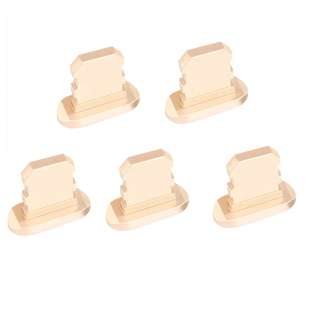 Metal Lightning Dust Plug for iPhone (5 Pack)
