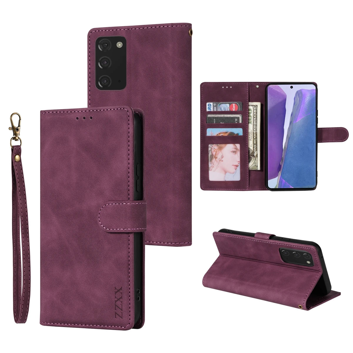 Magnetic Flip Leather Wallet Case for Samsung Galaxy A35