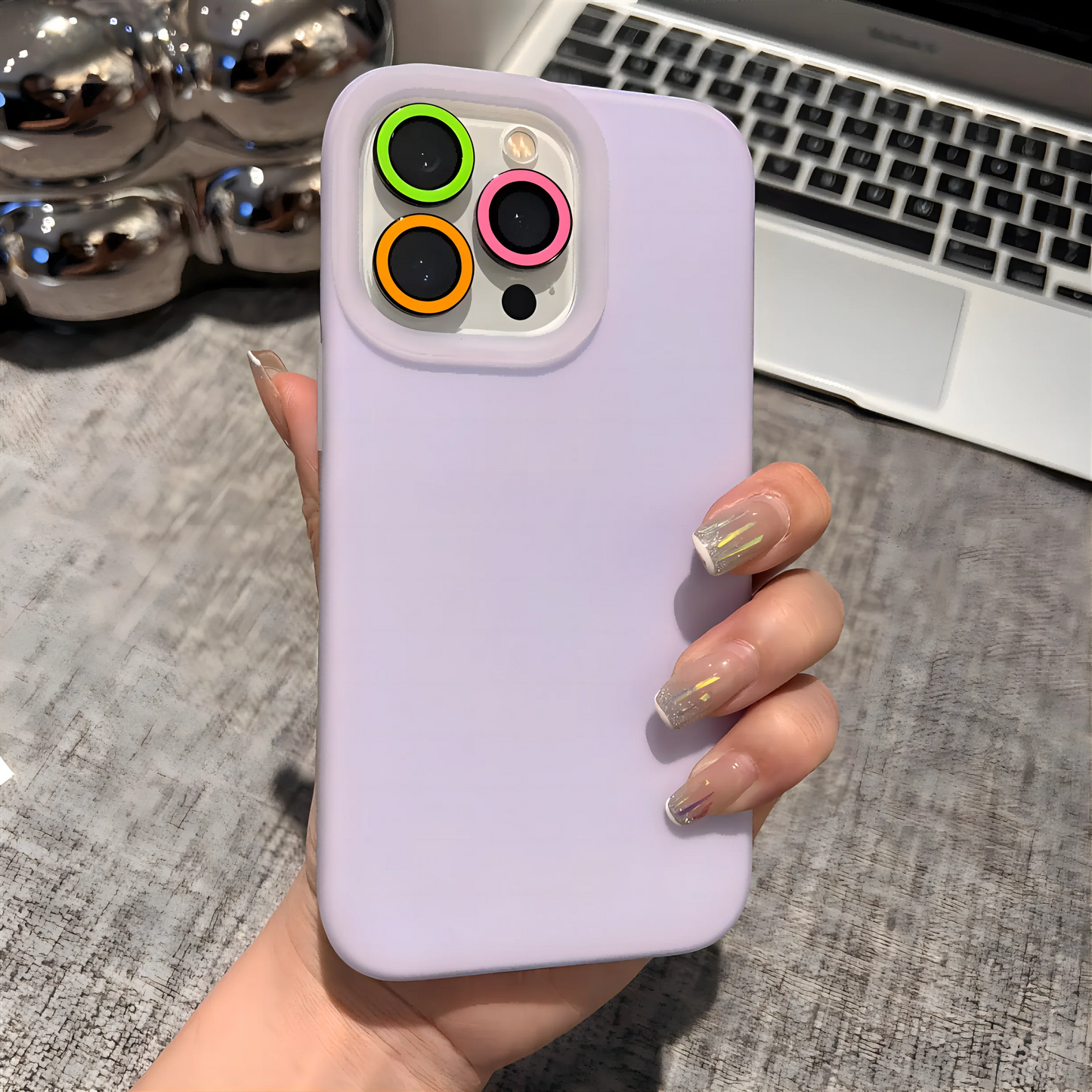 Luminous Ceramic Camera Protector For iPhone 15 Plus