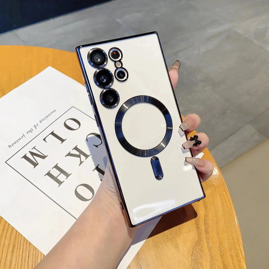 Transparent MagSafe Case For Samsung Galaxy S23 Plus