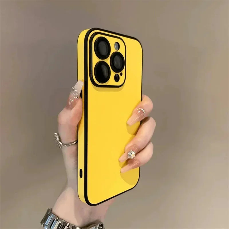 Colorful PU Leather Matte Phone Case for iPhone 14 Pro Max
