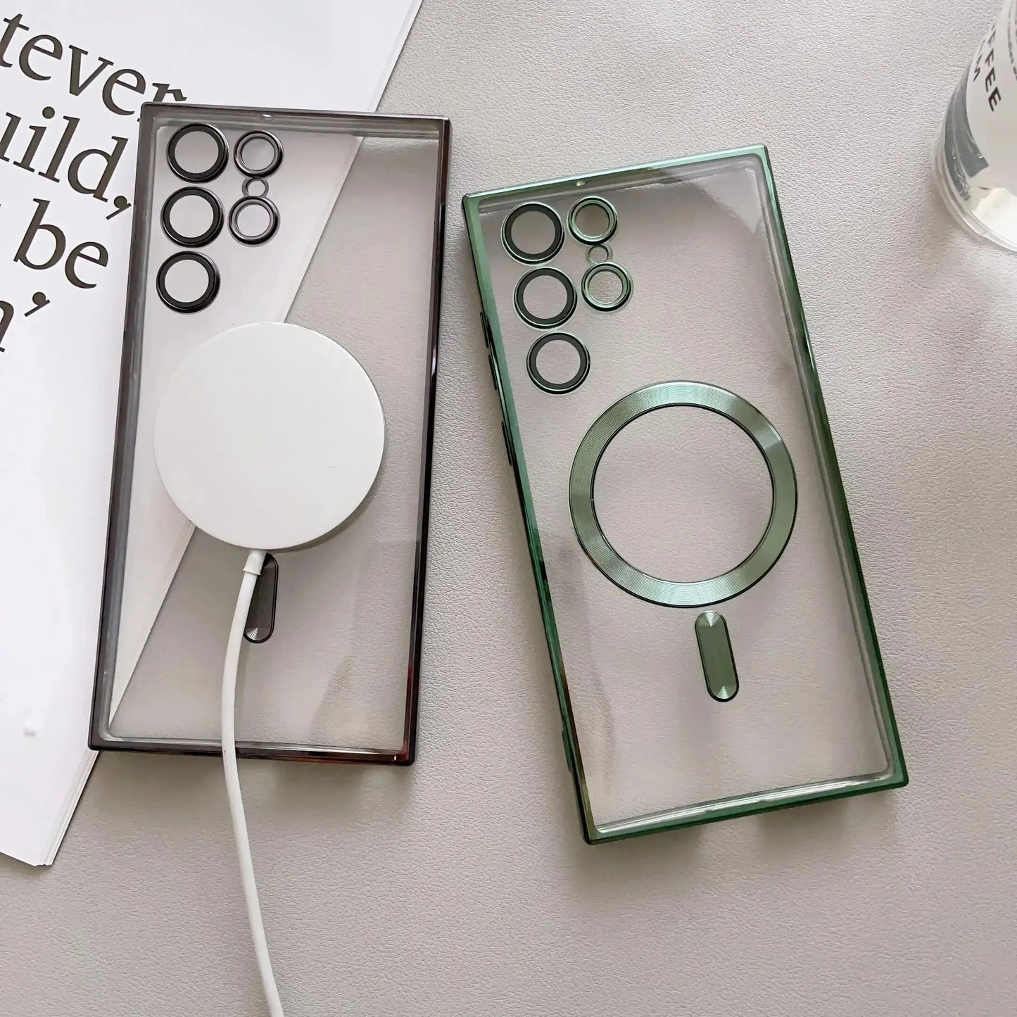 Transparent MagSafe Case For Samsung Galaxy S23
