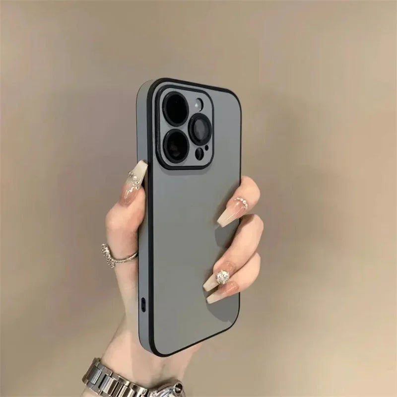 Colorful PU Leather Matte Phone Case for iPhone 15 Pro