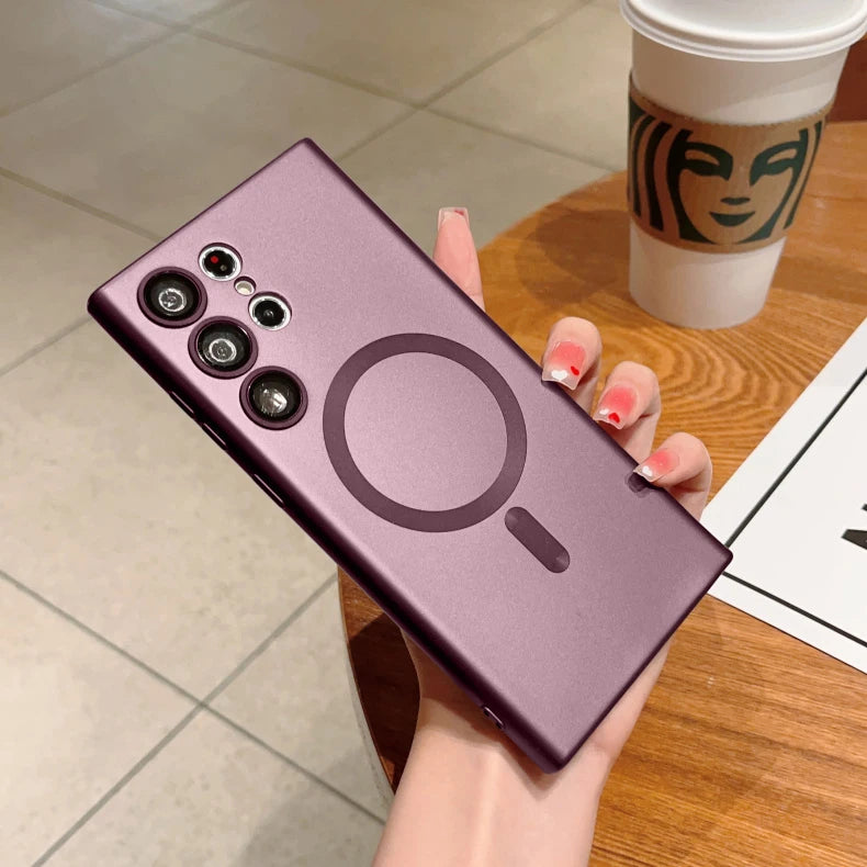 MagSafe Magnetic Silicone Case For Samsung Galaxy S21 FE