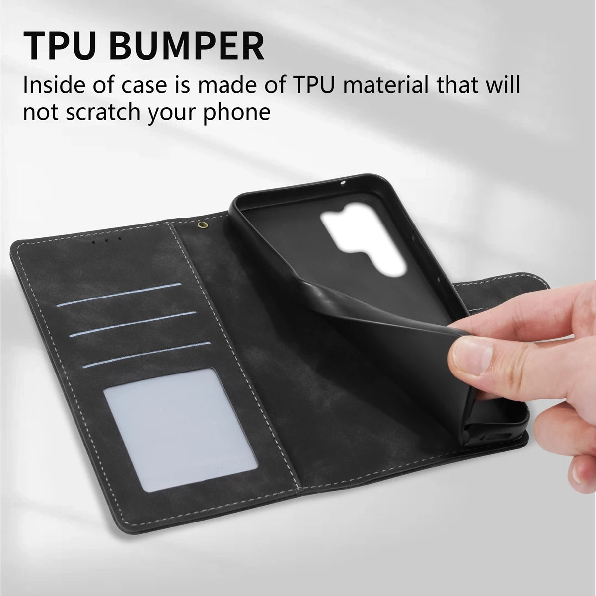 Magnetic Flip Leather Wallet Case for Samsung Galaxy S22 Plus