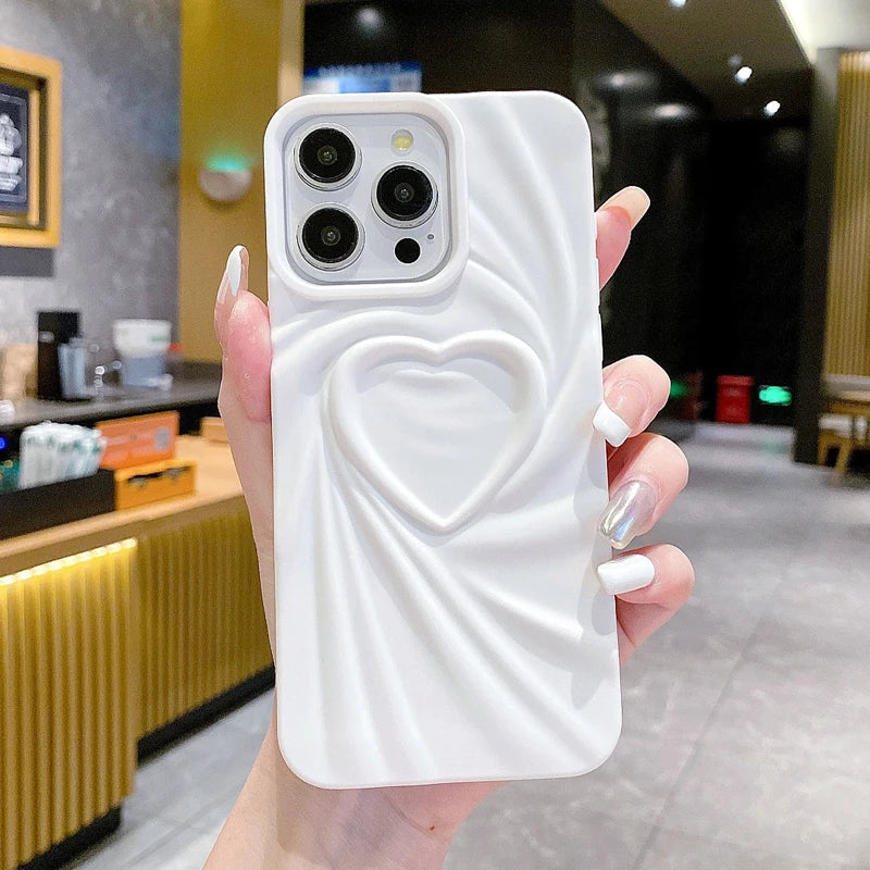 3D Love Heart Case For iPhone 14 Pro Max