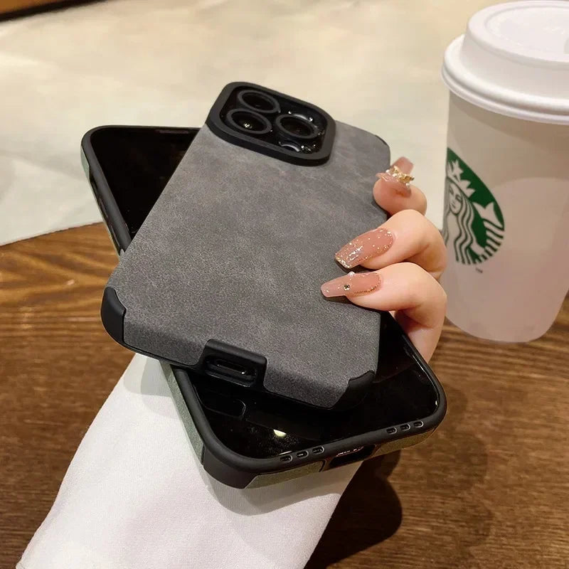 Fur Leather Case for iPhone 14 Pro Max