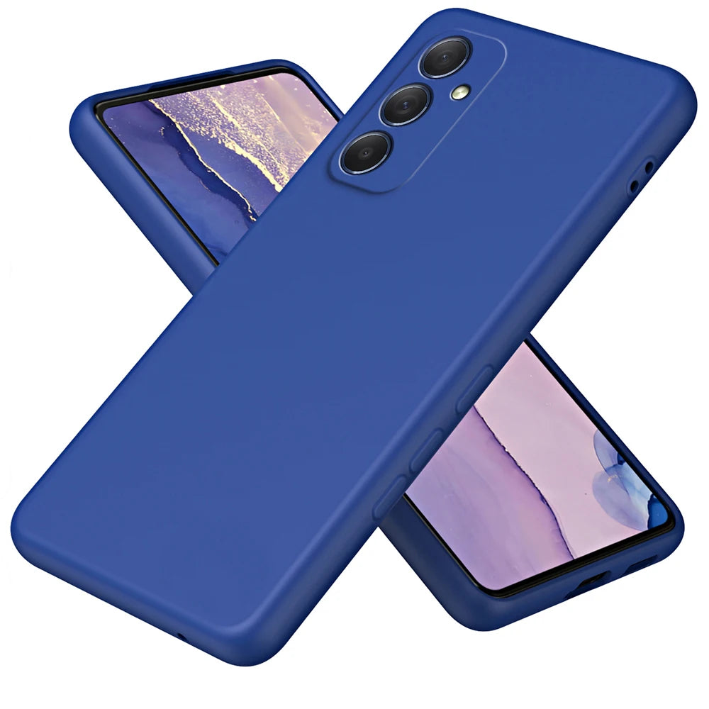 Solid Silicone Phone Case For Samsung Galaxy A54