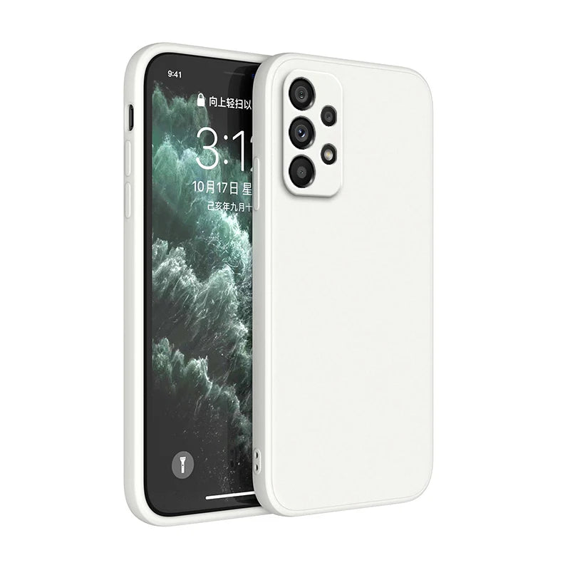 Liquid Silicone Dual-Layer Case For Samsung Galaxy A52 5G