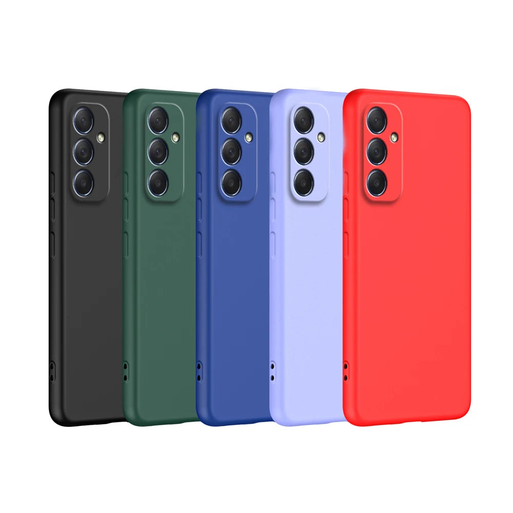 Solid Silicone Phone Case For Samsung Galaxy A72
