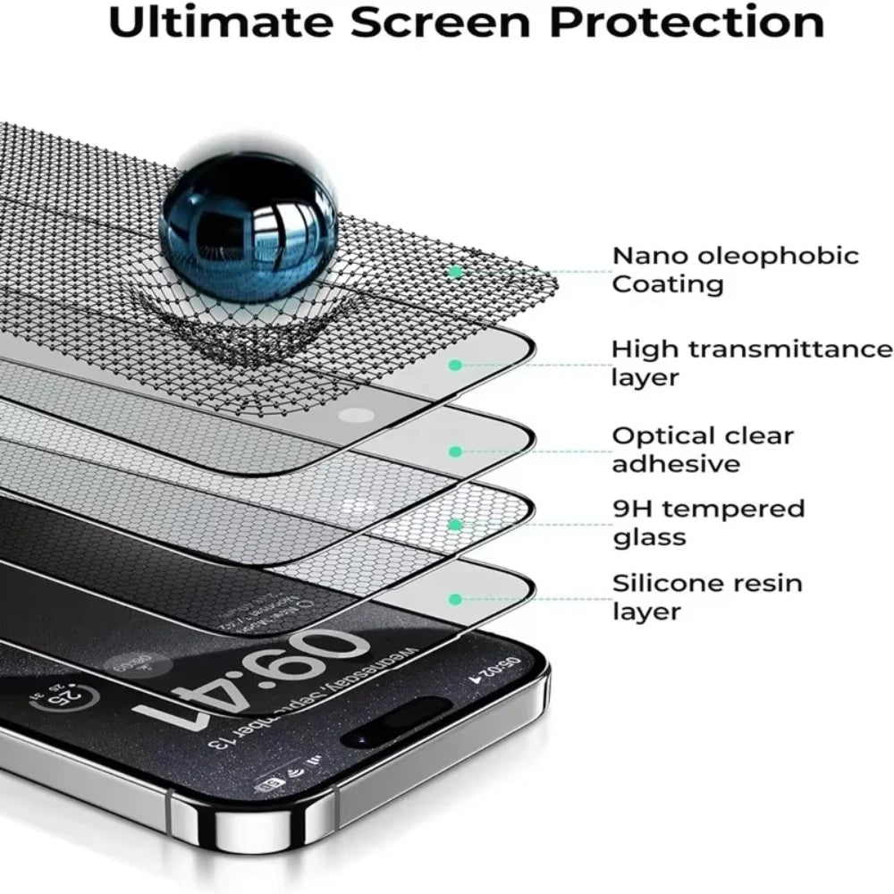 Tempered Privacy Glass Screen Protector For Samsung Galaxy A15 (2 Pack)