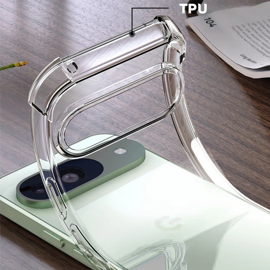 Soft Silicone Clear Case for Google Pixel 8