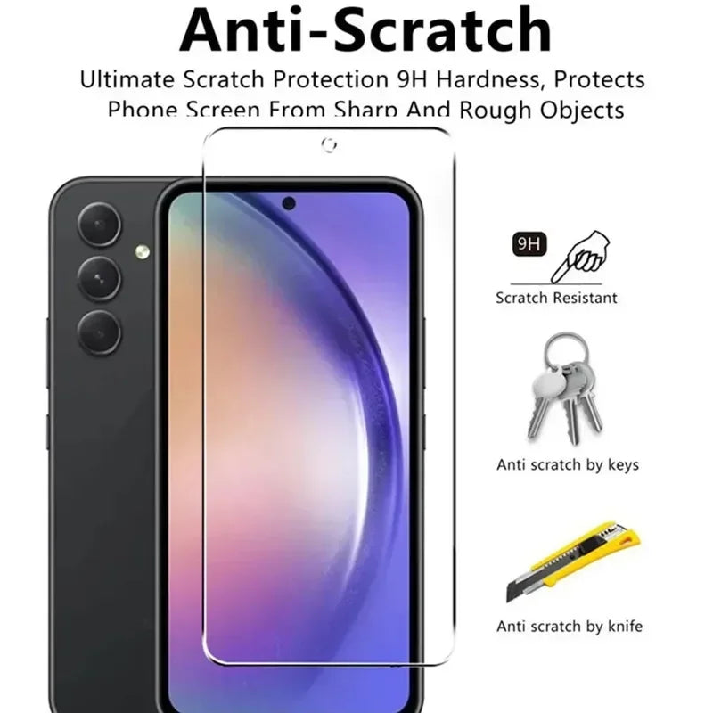 Tempered Glass Screen Protector For Samsung Galaxy A72 (5 Pack)