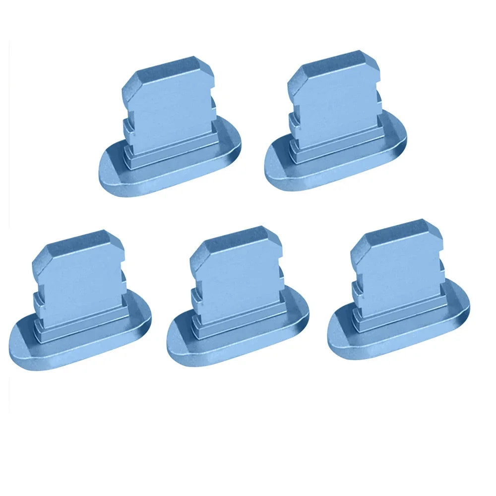 Metal Lightning Dust Plug for iPhone (5 Pack)