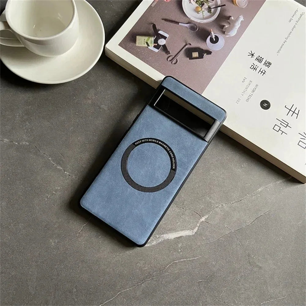 MagSafe Soft Leather Case for Google Pixel 8 Pro