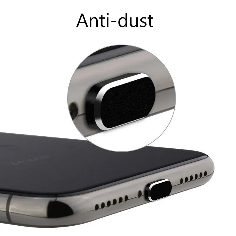 Metal Lightning Dust Plug for iPhone (5 Pack)