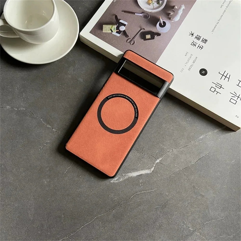 MagSafe Soft Leather Case for Google Pixel 8 Pro