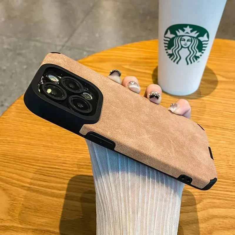 Fur Leather Case for iPhone 14 Pro Max