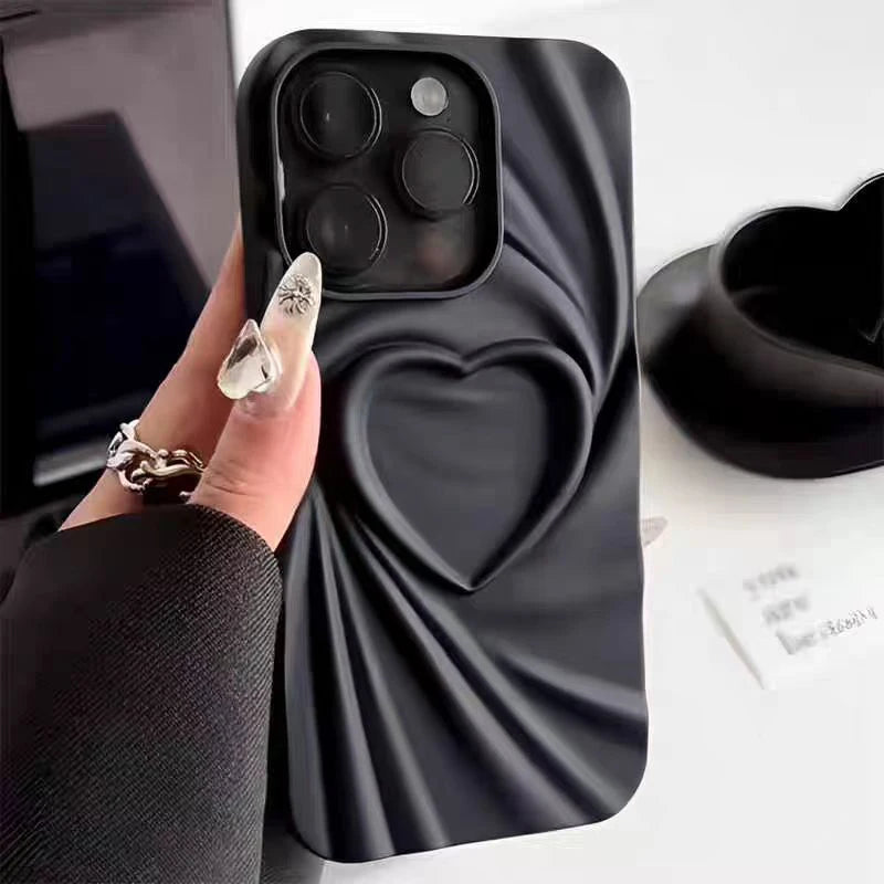 3D Love Heart Case For iPhone 14 Pro Max