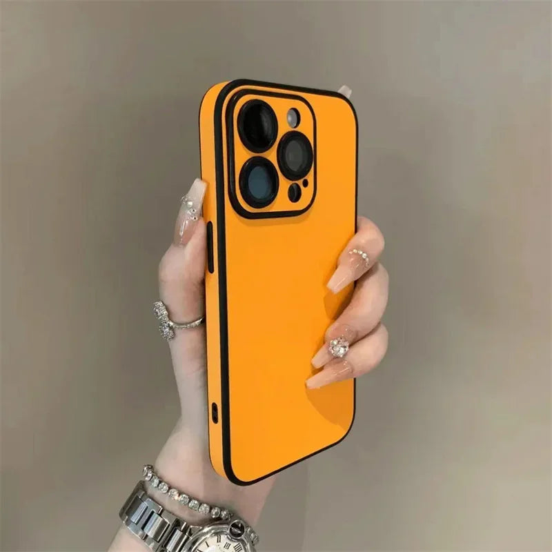 Colorful PU Leather Matte Phone Case for iPhone 14 Pro Max