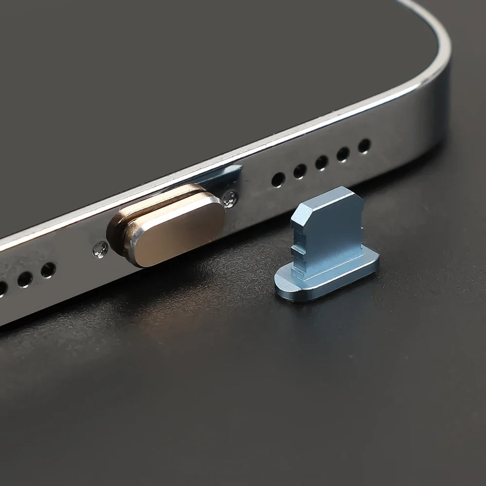 Metal Lightning Dust Plug for iPhone Lightning Port