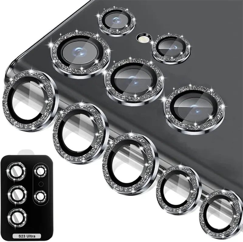 Glitter Diamond Camera Lens Protector For Samsung Galaxy S23