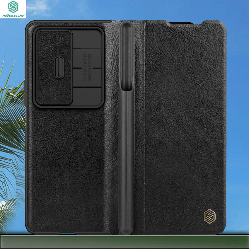 NILLKIN CamShield Flip Leather Case For Samsung Galaxy Z Fold 5