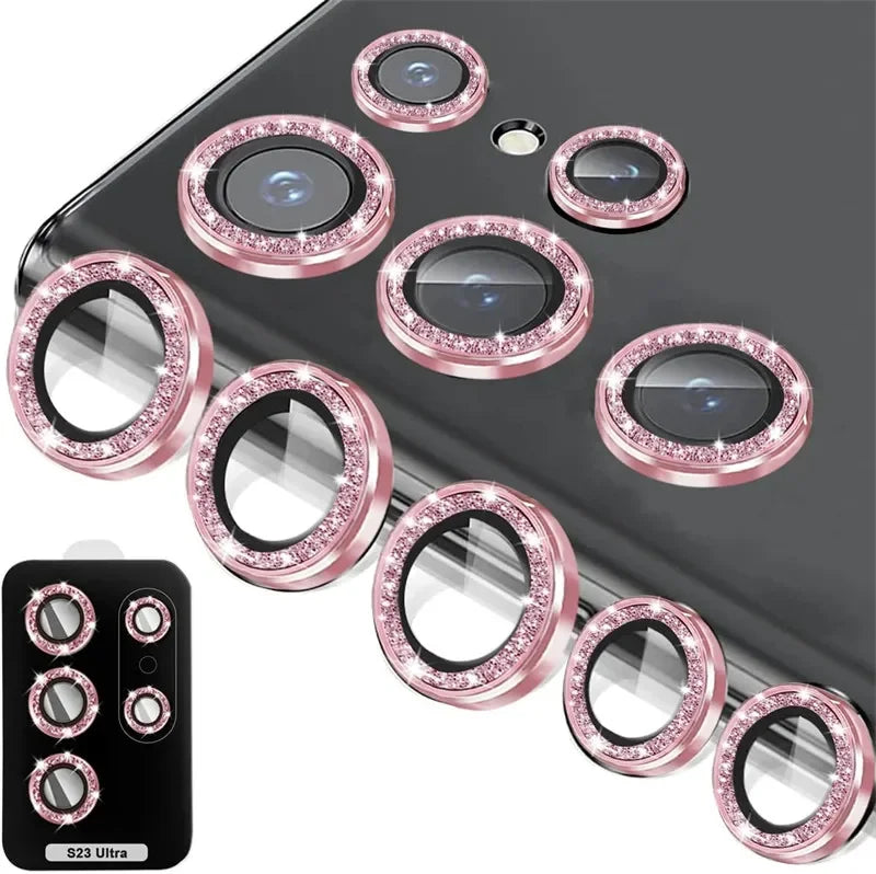 Glitter Diamond Camera Lens Protector For Samsung Galaxy S25 Plus