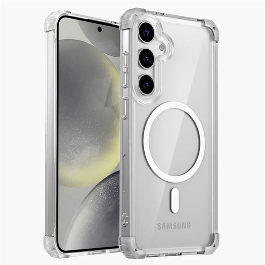 Shockproof Armor Transparent MagSafe Case for Samsung Galaxy S26 Ultra