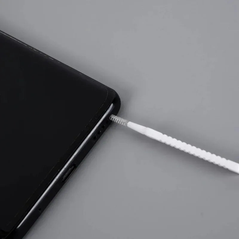 Charging Port Dust Plug With Cleaning Brush For Lightning Port