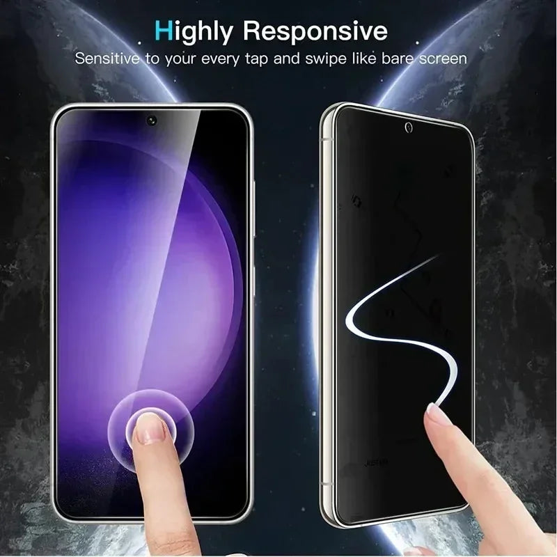 Anti-Spy Tempered Glass Screen Protector For Samsung Galaxy A71 (4 Pack)