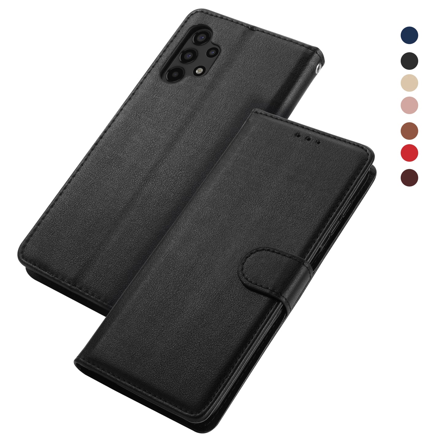 Classic Leather Wallet Phone Case For Samsung Galaxy A33