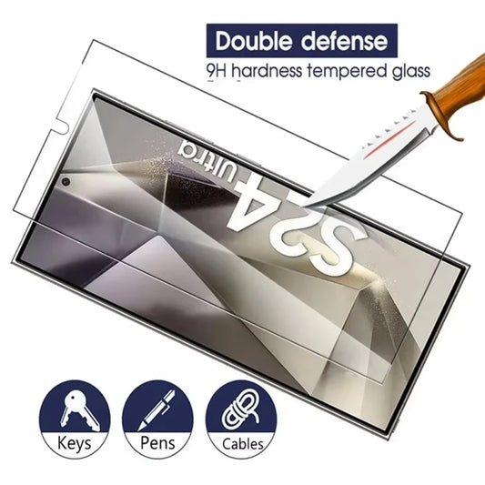 Full Cover Tempered Glass For Samsung Galaxy S25 Ultra (4 Pack)