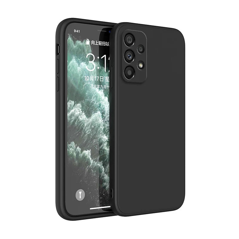Liquid Silicone Dual-Layer Case For Samsung Galaxy A52 5G
