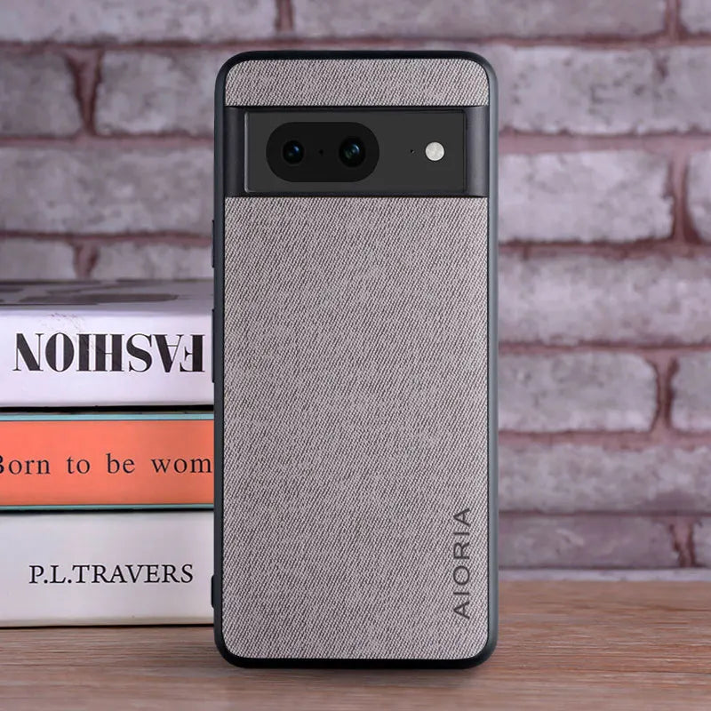 Textile Leather Case for Google Pixel 5