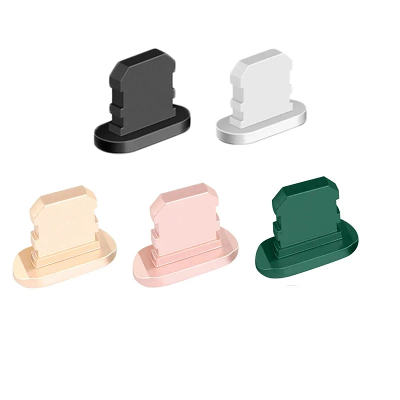 Metal Lightning Dust Plug for iPhone (5 Pack)