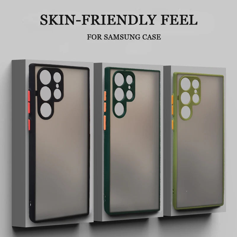 Matte Armor Shockproof Case For Galaxy A52 4G
