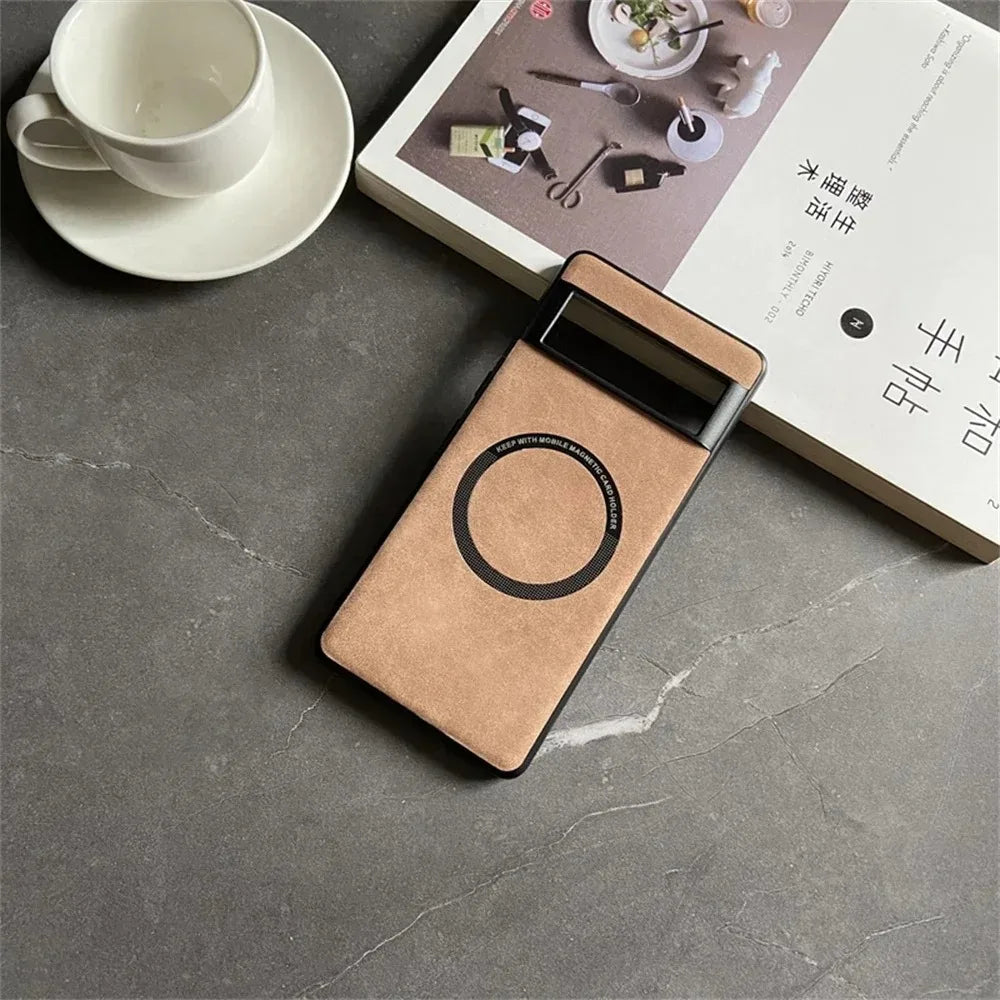 MagSafe Soft Leather Case for Google Pixel 8 Pro