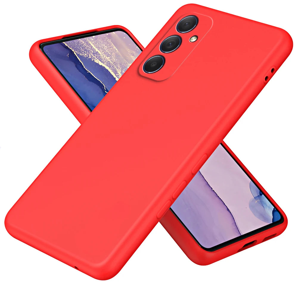 Solid Silicone Phone Case For Samsung Galaxy A54
