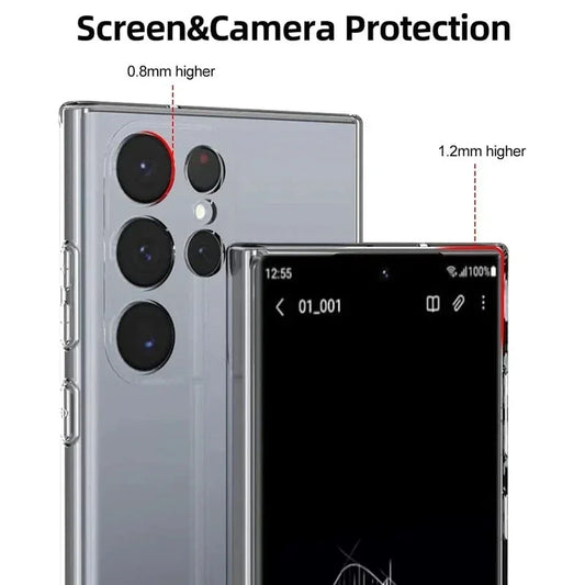 Soft Silicone Clear Phone Case For Samsung Galaxy A52S