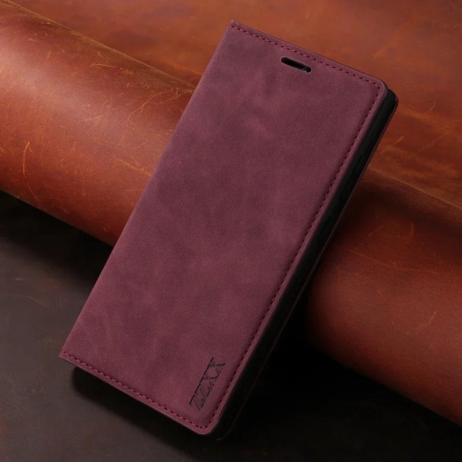 Magnetic Flip Leather Wallet Case for Samsung Galaxy A71