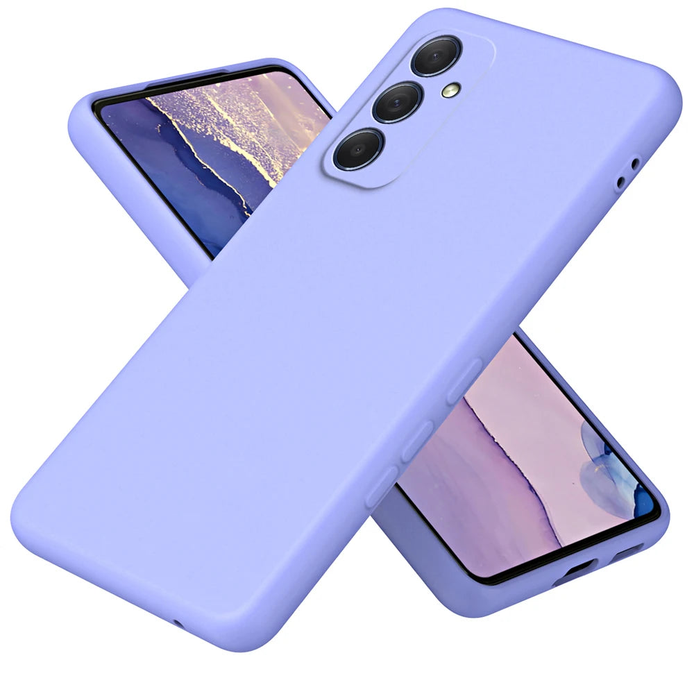 Solid Silicone Phone Case For Samsung Galaxy A35
