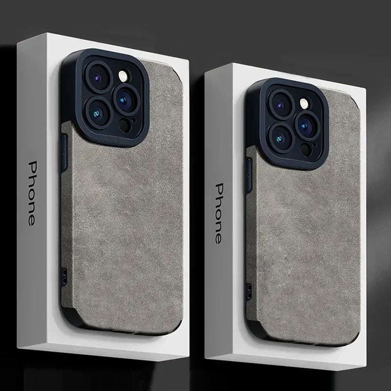 Fur Leather Case for iPhone 14 Pro Max