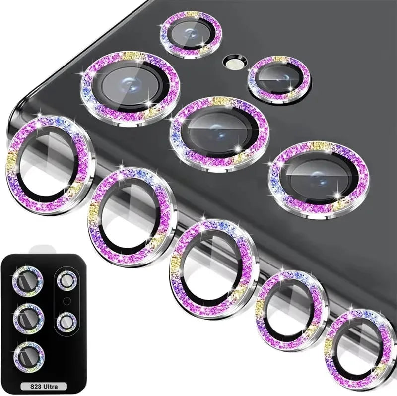 Glitter Diamond Camera Lens Protector For Samsung Galaxy S24 Plus