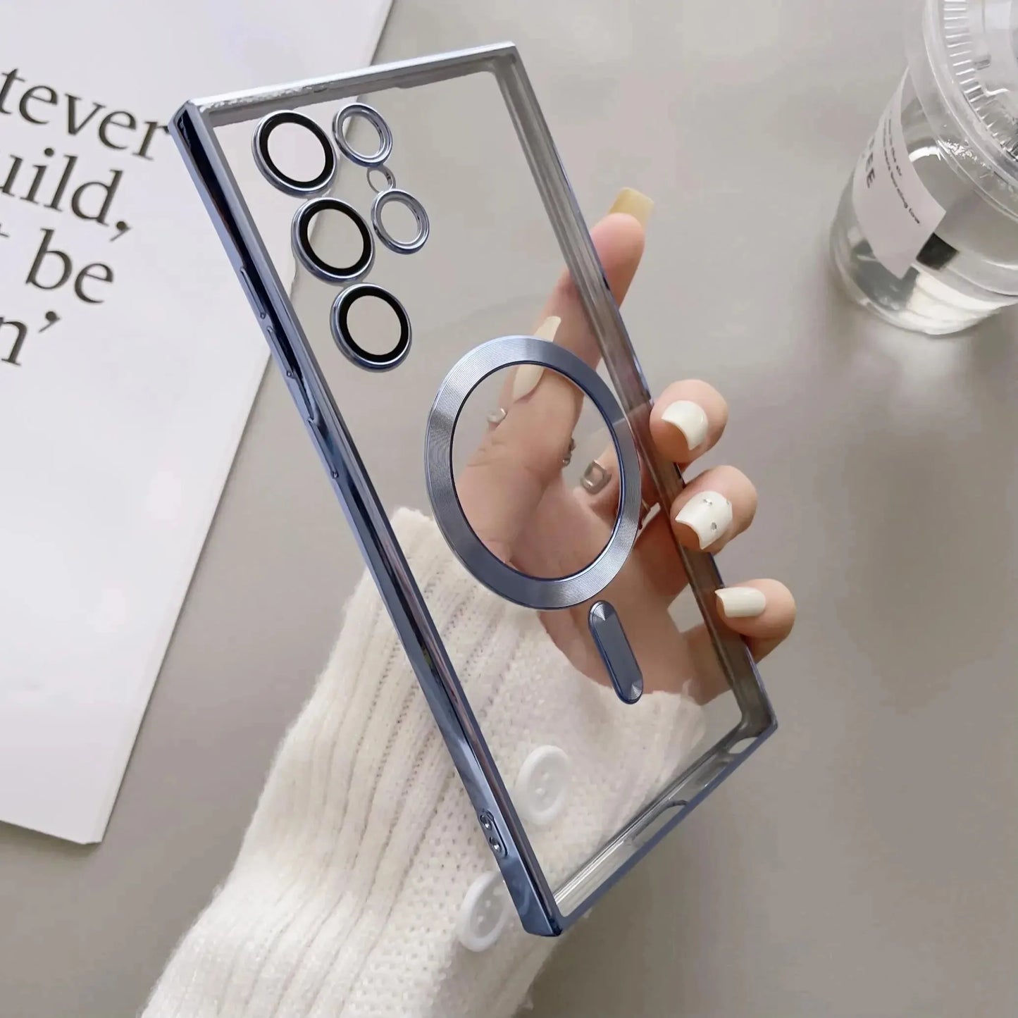 Transparent MagSafe Case For Samsung Galaxy S22