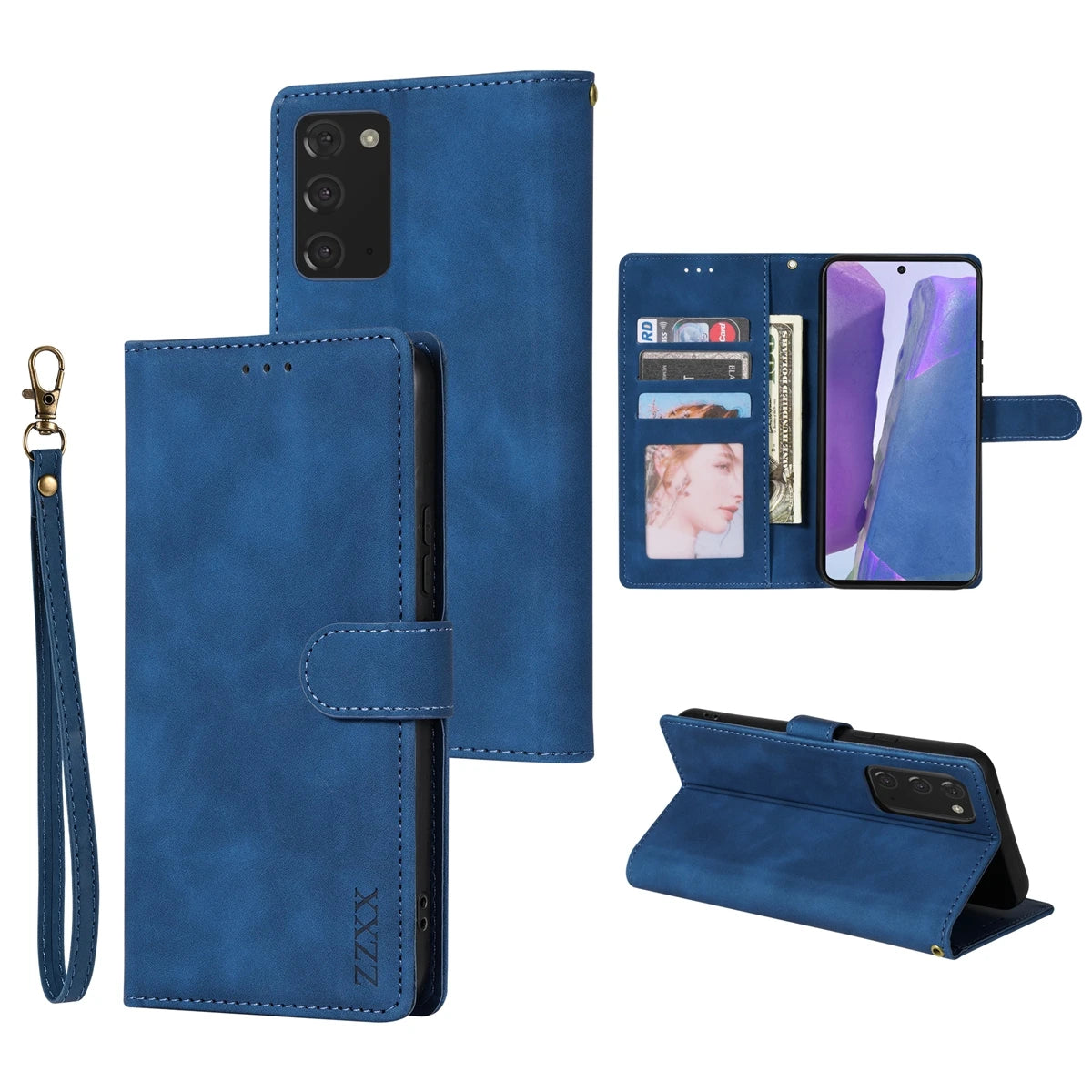 Magnetic Flip Leather Wallet Case for Samsung Galaxy Note 20