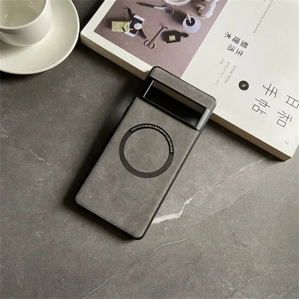MagSafe Soft Leather Case for Google Pixel 8 Pro