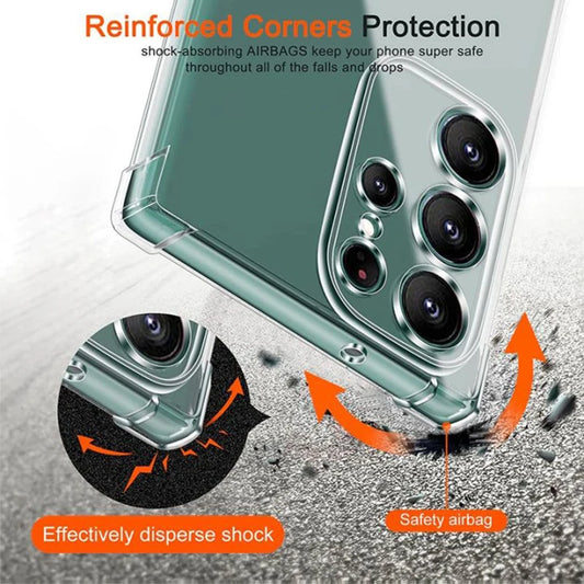 Soft Silicone Clear Phone Case For Samsung Galaxy S22 Ultra