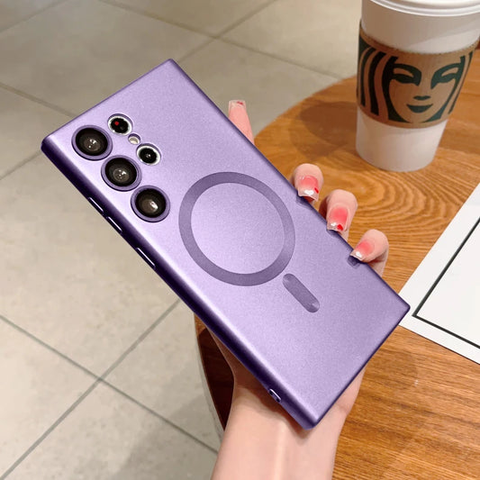 MagSafe Magnetic Silicone Case For Samsung Galaxy S23 Plus