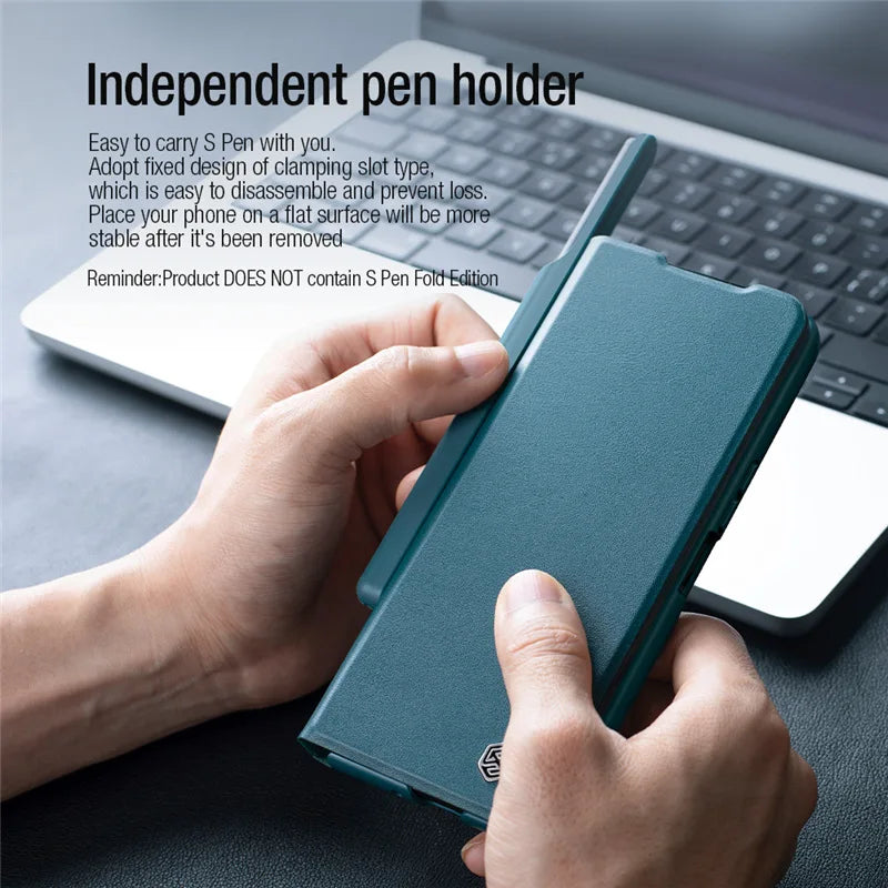 NILLKIN CamShield Flip Leather Case For Samsung Galaxy Z Fold 5
